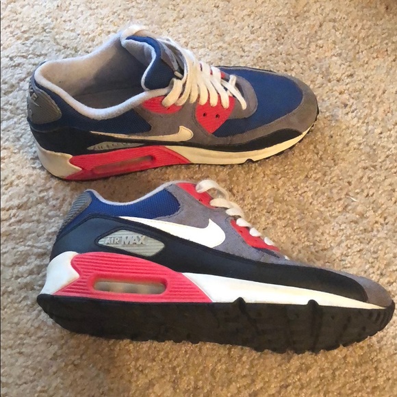 81% off Nike Shoes - NIKE Air Max Gray Blue Black Womens from ... Nike Shoes - NIKE Air Max Gray Blue Black Womens
